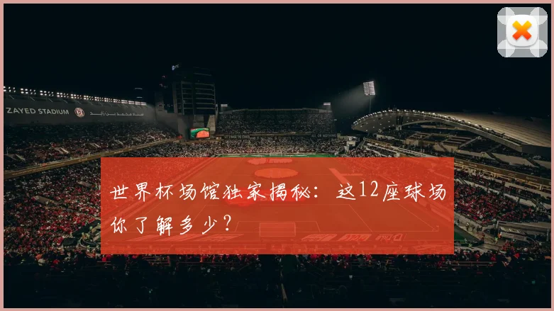 世界杯场馆独家揭秘:这12座球场你了解多少?